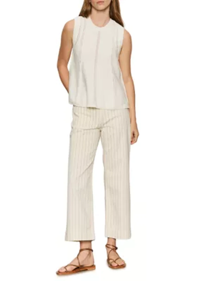 Sleeveless EASY Pointelle Top
