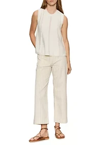 Sleeveless EASY Pointelle Top
