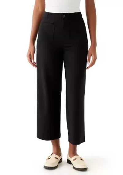 Women's Ankle Ponte Wide Leg Pants