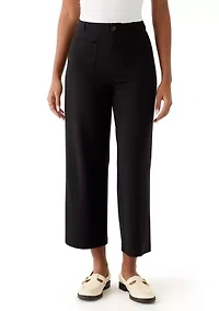 Women's Ankle Ponte Wide Leg Pants