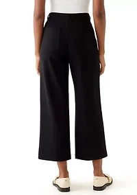 Women's Ankle Ponte Wide Leg Pants