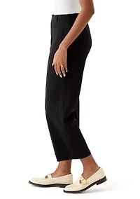 Women's Ankle Ponte Wide Leg Pants