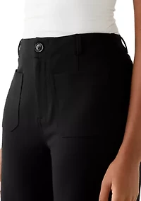 Women's Ankle Ponte Wide Leg Pants