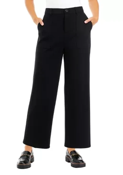 Women's True Black Wide Leg Pants