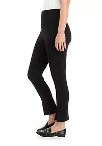 Petite Ponte Straight Pants
