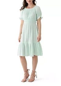Women's Linen Midi Dress