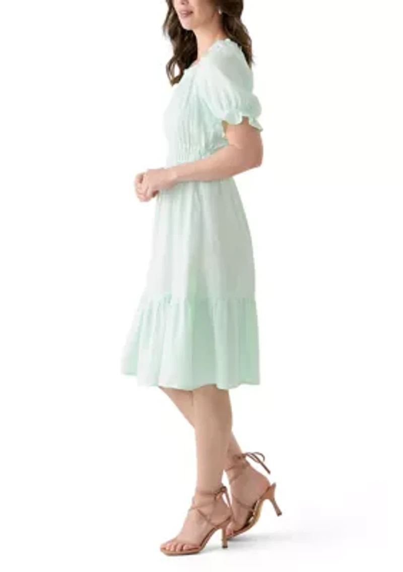 Women's Linen Midi Dress