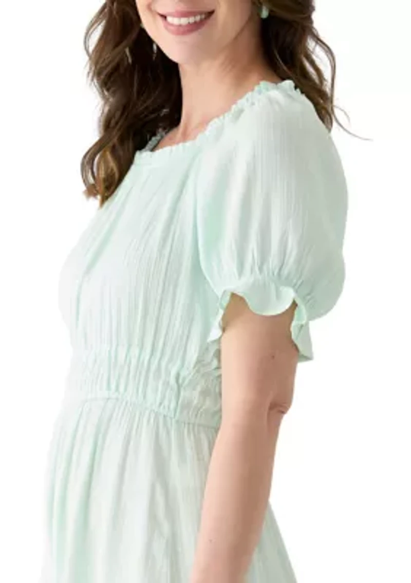Women's Linen Midi Dress