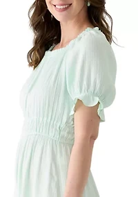 Women's Linen Midi Dress