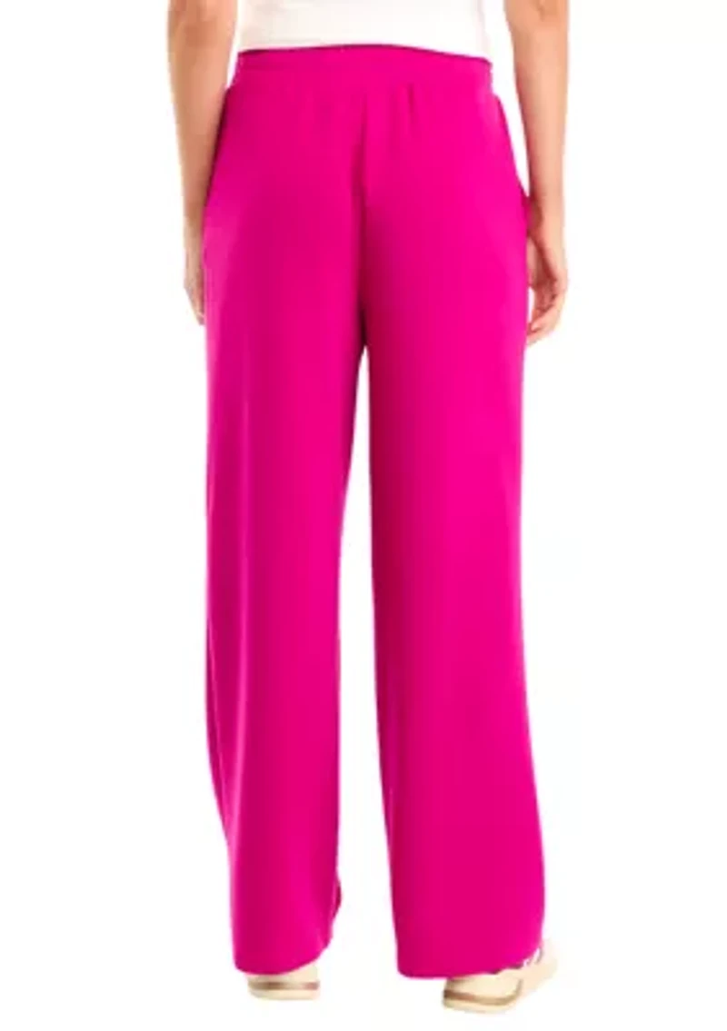 Tie Waist Wide Leg Pants