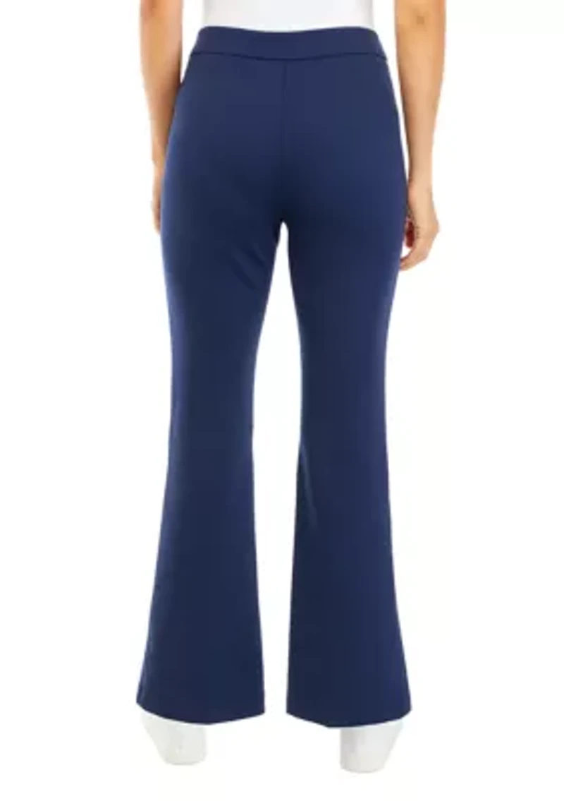 Petite Ponte Flare Pants