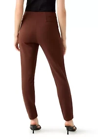 Petite High Rise Ponte Leggings