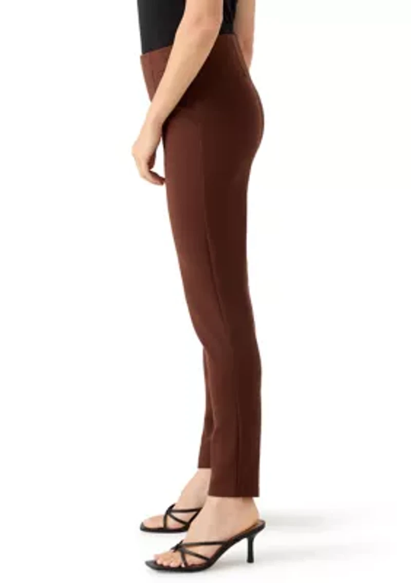 Petite High Rise Ponte Leggings