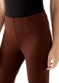 Petite High Rise Ponte Leggings
