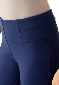 Petite High Rise Ponte Leggings