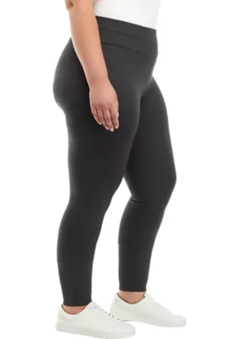 Plus Ponte Leggings