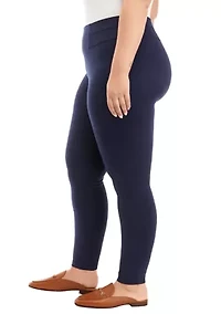 Plus Ponte Leggings