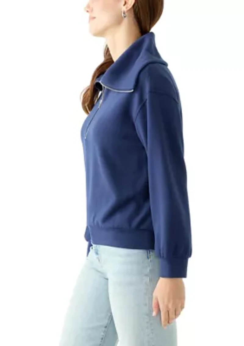 Women's 1/4 Zip Free Flow Top