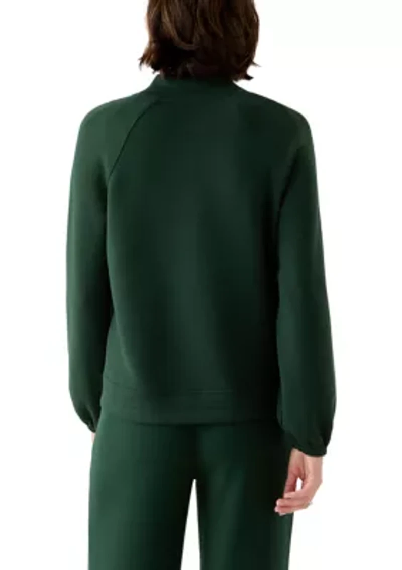 Women's Long Sleeve V-Neck Free Flow Top