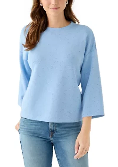 Women's Three-Quarter Free Flow Top