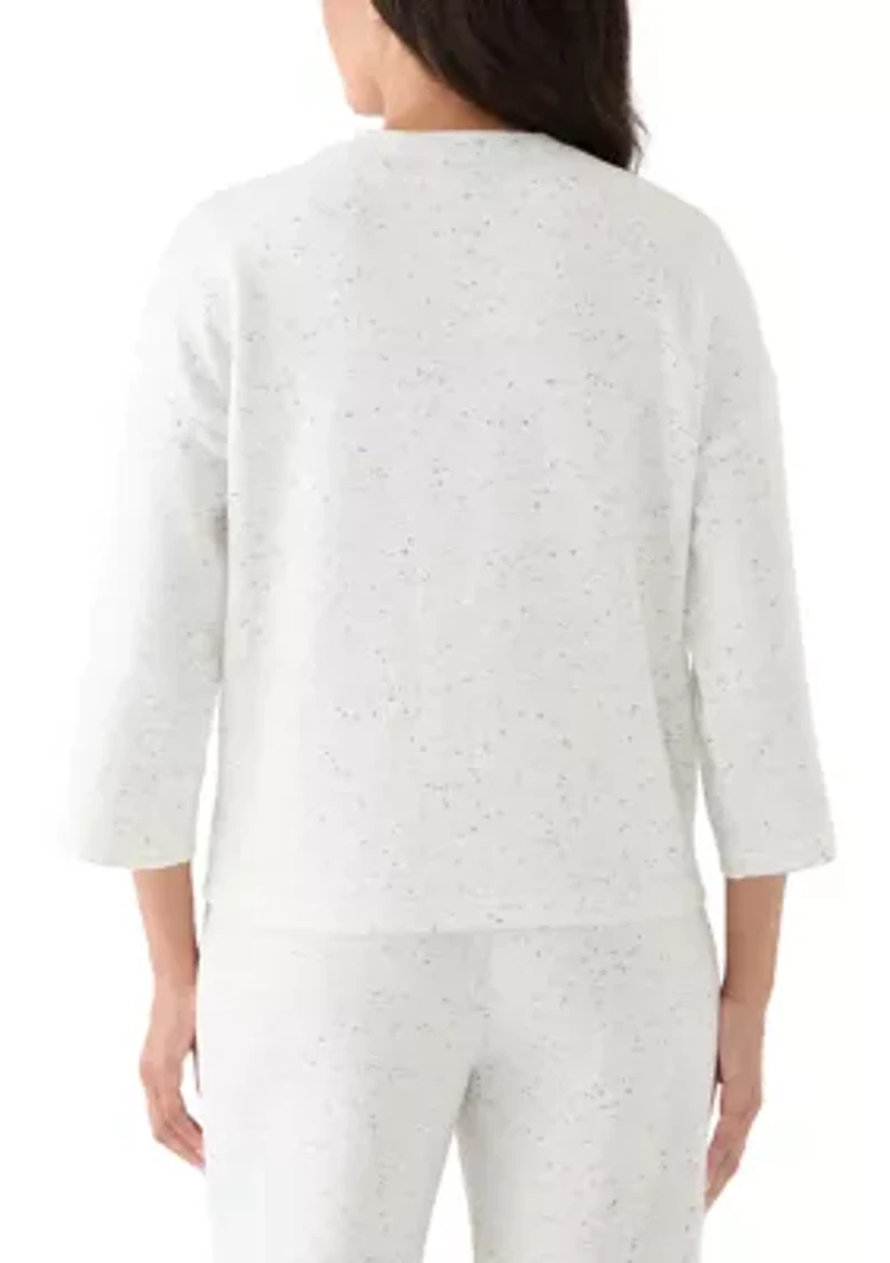 Women's Three-Quarter Free Flow Top