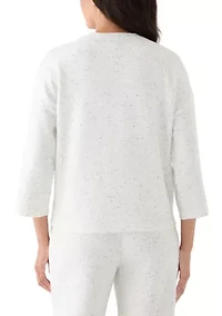 Women's Three-Quarter Free Flow Top