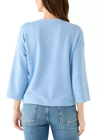 Women's Three-Quarter Free Flow Top