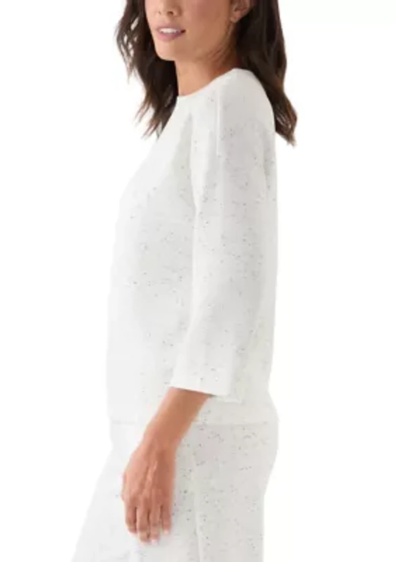 Women's Three-Quarter Free Flow Top