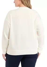 Plus Pullover Sweatshirt