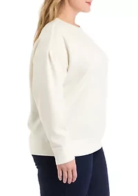 Plus Pullover Sweatshirt