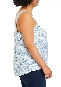 Plus Square Neck Tank Top