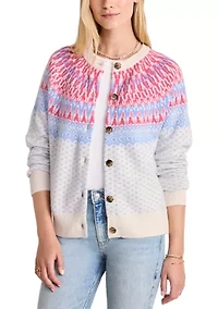 Fairisle Cardigan Sweater