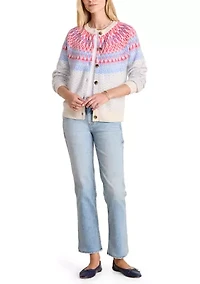 Fairisle Cardigan Sweater