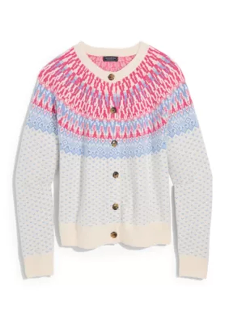 Fairisle Cardigan Sweater