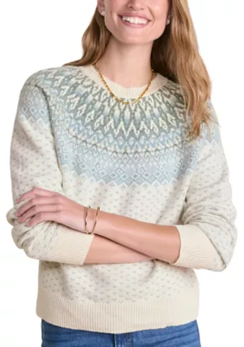 Women's Fair Isle Crew Sweater