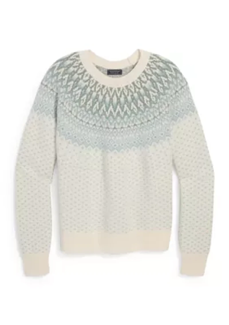 Women's Fair Isle Crew Sweater