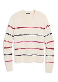 Women's Katie Cotton Multi Stripe Sweater
