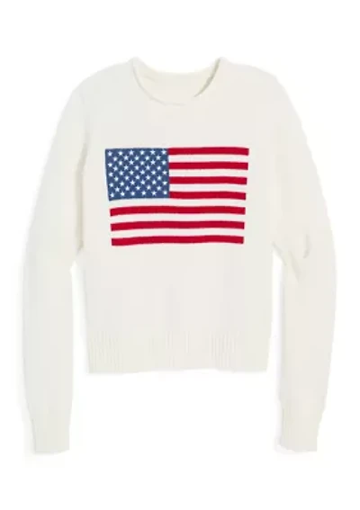 Women's Roll Neck Flag Graphic Sweater