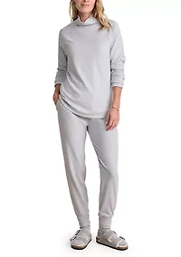 Women's Long Sleeve Funnel Neck Sweater