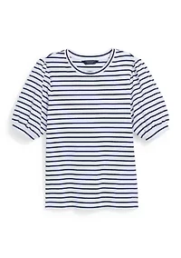 Women's Puff Sleeve Striped Top