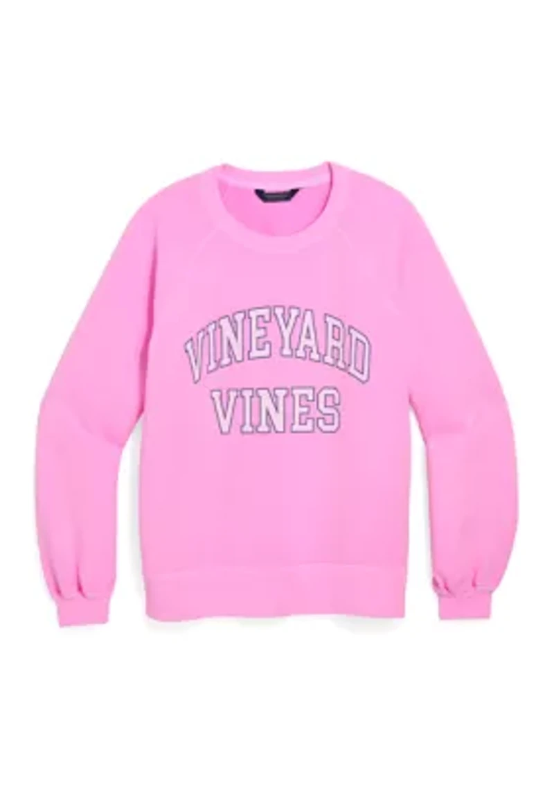 Women's Terry Crew Neck Sweatshirt