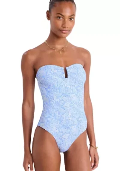 Strapless One Piece Swimsuit