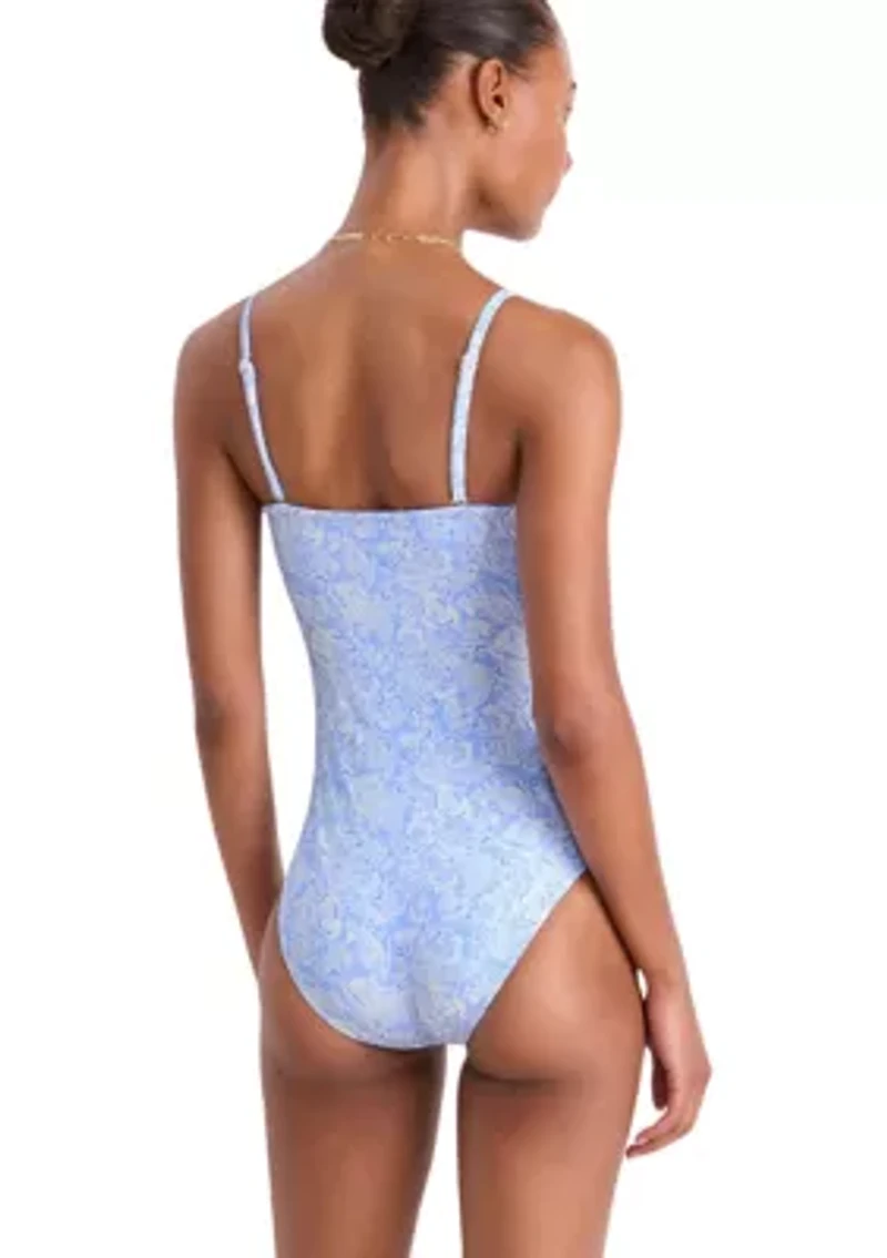 Strapless One Piece Swimsuit