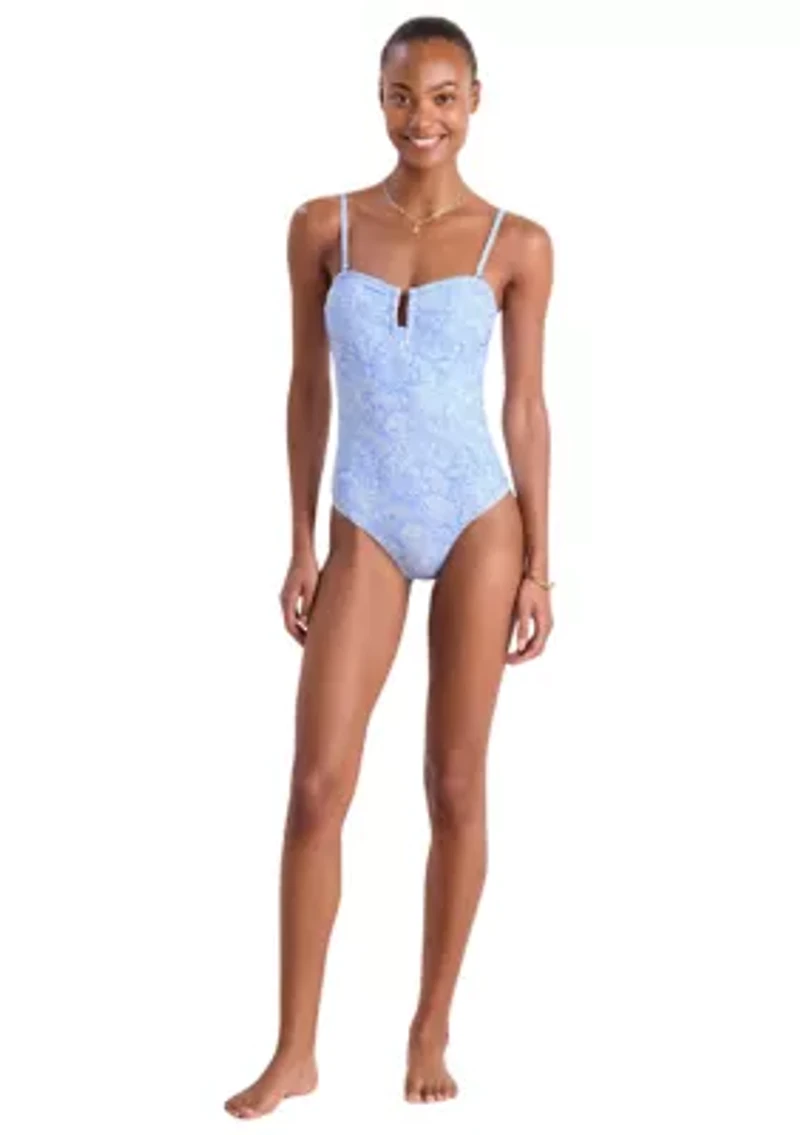 Strapless One Piece Swimsuit
