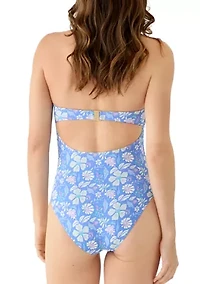 Women's Strapless One Piece Bathingsuit