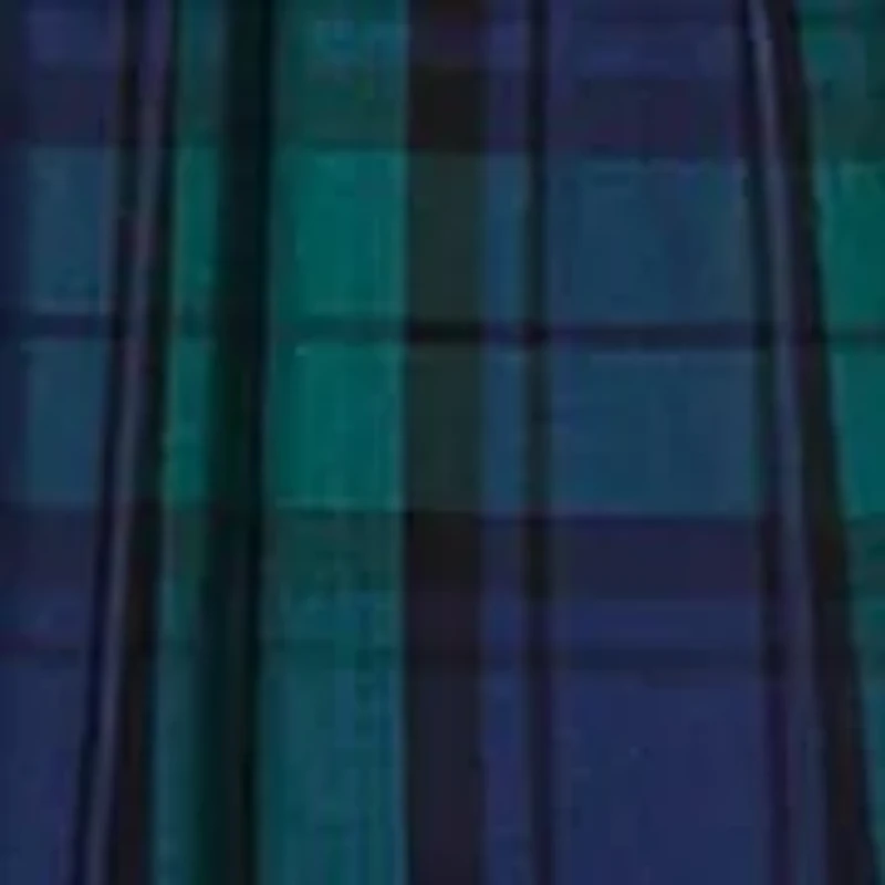 Women's Blackwatch Smocked Ruffle Dress