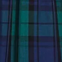 Women's Blackwatch Smocked Ruffle Dress