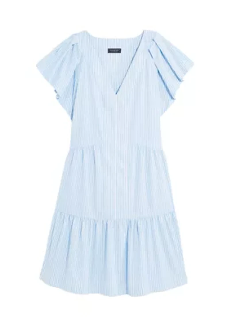 Women's Harbor Tiered Ruffle Sleeve Dress