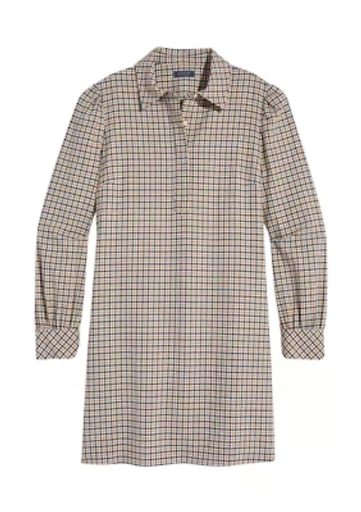 Women's Plaid Popover Dress
