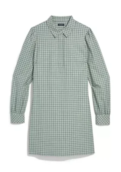 Women's Plaid Popover Dress